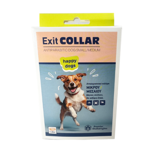 EXIT COLLAR ANTIPARASITIC DOG SMALL/MEDIUM EXIT COLLAR ANTIPARASITIC DOG SMALL/MEDIUM